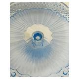 Vintage Gorham Crystal Cake Stand Plate Blue and More