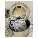 Large Baking Lot including Muffin Tins and More!