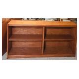Vintage Wood Bookcase / Shelving Unit