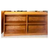 Vintage Wood Bookcase / Shelving Unit