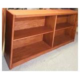 Vintage Wood Bookcase / Shelving Unit