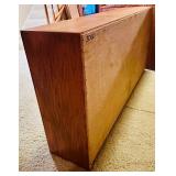 Vintage Wood Bookcase / Shelving Unit