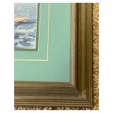 Framed Limited Edition Watercolor Print of Minneapolis Skyline Viewed From Lake Bde Maka Ska, Formally Lake Calhoun