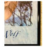 Stunning Grey Wolf Framed Poster