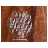 Beautiful Acacia Wood Hand Carved Serving Platter