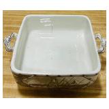 Vintage Brown Transfer-ware Covered Dish by C.W. Turner & Sons