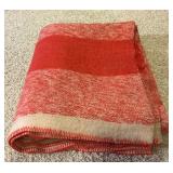 Beautiful Large Vintage Wool Blanket