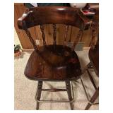 Four Fabulous Vintage Ethan Allen Bar Stools