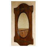 Vintage Wood Wall Mirror