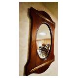 Vintage Wood Wall Mirror