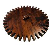 Vintage Ethan Allen Pine Gear / Cog Coffee Table