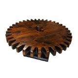 Vintage Ethan Allen Pine Gear / Cog Coffee Table