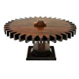 Vintage Ethan Allen Pine Gear / Cog Coffee Table
