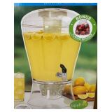 Three Gallon Beverage Dispenser with Cooling Cylinder