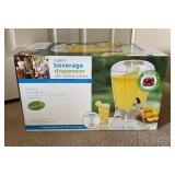 Three Gallon Beverage Dispenser with Cooling Cylinder