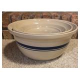 Roseville Friendship Pottery Nesting Bowls (4)