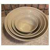 Roseville Friendship Pottery Nesting Bowls (4)