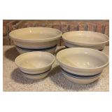 Roseville Friendship Pottery Nesting Bowls (4)