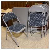 Card Table with Four Chairs