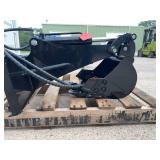 SDLANCH Mini Skid Steer Digger Arm - Hydraulic Excavator Attachment with Bucket SDLANCH Mini Skid Steer Digger Arm - Hydraulic Excavator Attachment with Bucket