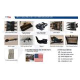 SDLANCH Mini Excavator Attachments, 11-Piece Set (IREAS) SDLANCH Mini Excavator Attachments, 11-Piece Set (IREAS)