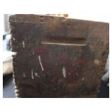 VINTAGE / ANTIQUE AMMO BOX W/ VINTAGE DECOY VINTAGE / ANTIQUE AMMO BOX W/ VINTAGE DECOY