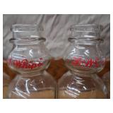 SET OF 6 CREAM TOP MILK BOTTLES AND METAL MILK BOTTLE CARRIER SET OF 6 CREAM TOP MILK BOTTLES AND METAL MILK BOTTLE CARRIER