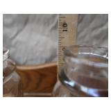 SET OF 6 CREAM TOP MILK BOTTLES AND METAL MILK BOTTLE CARRIER SET OF 6 CREAM TOP MILK BOTTLES AND METAL MILK BOTTLE CARRIER