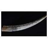 SCRIMSHAW POSSIBLE WALRUS TUSK? SCRIMSHAW POSSIBLE WALRUS TUSK?