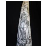 SCRIMSHAW POSSIBLE WALRUS TUSK? SCRIMSHAW POSSIBLE WALRUS TUSK?