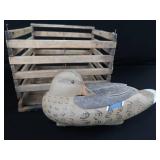 DECOY / VINTAGE WOOD CRATE DECOY / VINTAGE WOOD CRATE