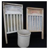 WASHBOARDS / CROCK WASHBOARDS / CROCK