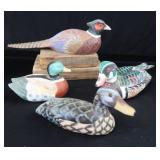 RING NECKED PHEASANT PLUS OTHER DECOYS. RING NECKED PHEASANT PLUS OTHER DECOYS.