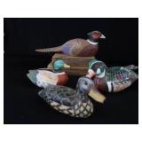 RING NECKED PHEASANT PLUS OTHER DECOYS. RING NECKED PHEASANT PLUS OTHER DECOYS.