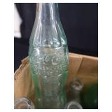 HUGE BOX OF ASSORTED VINTAGE GLASS BOTTLES HUGE BOX OF ASSORTED VINTAGE GLASS BOTTLES