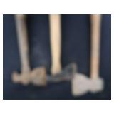 3 VINTAGE HATCHETS 3 VINTAGE HATCHETS