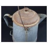 GRANITWARE COFFEE POT / NEW GARDEN TOOLS GRANITWARE COFFEE POT / NEW GARDEN TOOLS