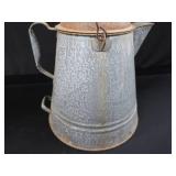 GRANITWARE COFFEE POT / NEW GARDEN TOOLS GRANITWARE COFFEE POT / NEW GARDEN TOOLS