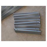 METAL SHELVING UNIT WITH 5 SHELVES. METAL SHELVING UNIT WITH 5 SHELVES.