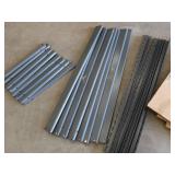 METAL SHELVING UNIT WITH 5 SHELVES. METAL SHELVING UNIT WITH 5 SHELVES.