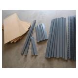 METAL SHELVING UNIT WITH 6 SHELVES. METAL SHELVING UNIT WITH 6 SHELVES.