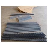 METAL SHELVING UNIT WITH 6 SHELVES. METAL SHELVING UNIT WITH 6 SHELVES.