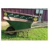 HEAVY DUTY WHEEL BARROW PLUS SIGN HEAVY DUTY WHEEL BARROW PLUS SIGN