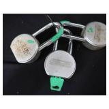 3 SCHLAGE COMMERCIAL PADLOCKS 3 SCHLAGE COMMERCIAL PADLOCKS