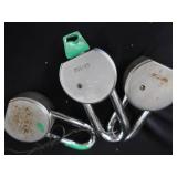 3 SCHLAGE COMMERCIAL PADLOCKS 3 SCHLAGE COMMERCIAL PADLOCKS