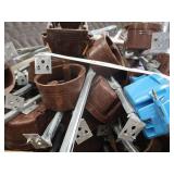 LG BOX OF FIXTURE BOXES /W BAR HANGERS LG BOX OF FIXTURE BOXES /W BAR HANGERS