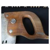 3 VINTAGE CROSS CUT SAWS. 3 VINTAGE CROSS CUT SAWS.