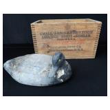 VINTAGE CLINTON DECOY / WINCHESTER AMMO BOX VINTAGE CLINTON DECOY / WINCHESTER AMMO BOX
