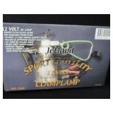 CASE (12) NEW JETLAND SPORT AND UTILITY 12 VOLT CLAMP LAMPS CASE (12) NEW JETLAND SPORT AND UTILITY 12 VOLT CLAMP LAMPS
