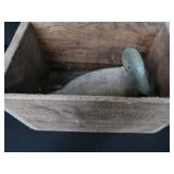 HAND CARVED DECOY / WESTERN AMMO BOX HAND CARVED DECOY / WESTERN AMMO BOX